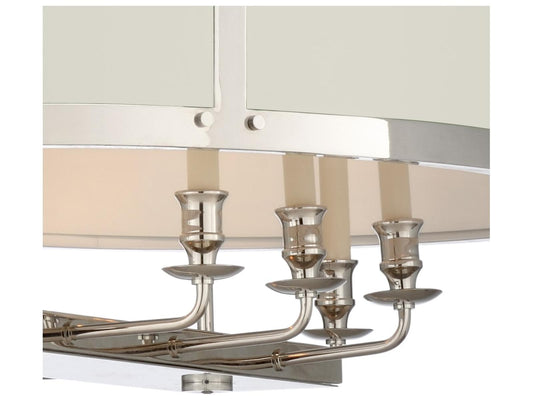 Wildwood High Street 8-Light Chandelier in Polished Nickel