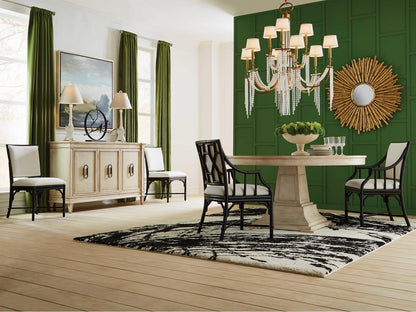 Wildwood Mackie 9-Light Chandelier in Antique Brass with Glass Beads