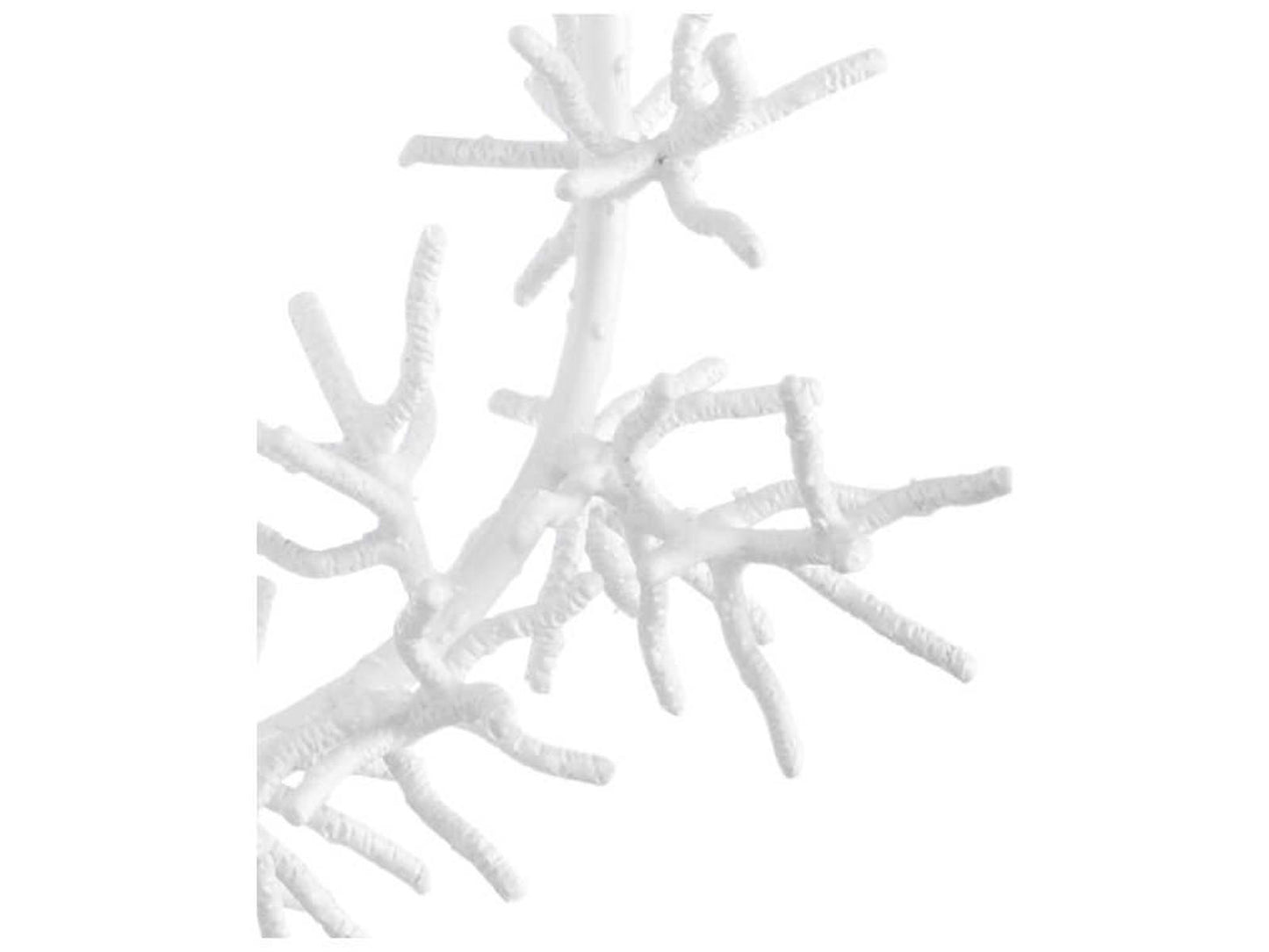 Wildwood Sea Breeze 8-Light Chandelier in White Coral Inspired Iron