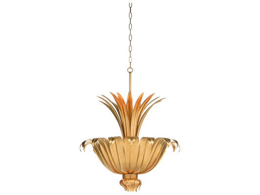 Wildwood Foglia D'Oro 5-Light Chandelier in Antique Gold Leaf