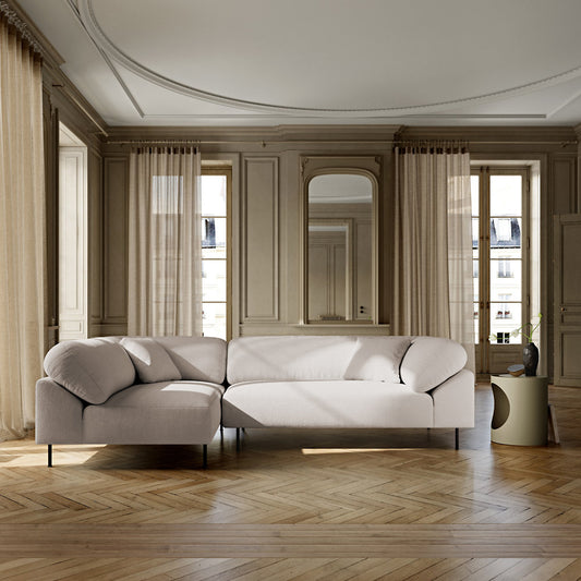 Collar Open End Sofa