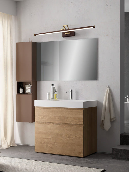 Walnut Color Linear Adjustable Wall Light Wall lamp