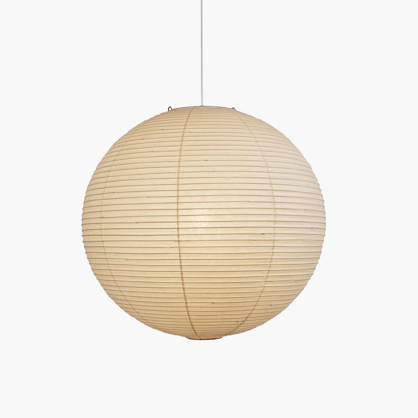 Washi Paper A Pendant Lamp ∅ 27.6″ x H 26.3″ / Dia 70cm x H 67cm / White Lampshade & White Cable 1001 Pendant light