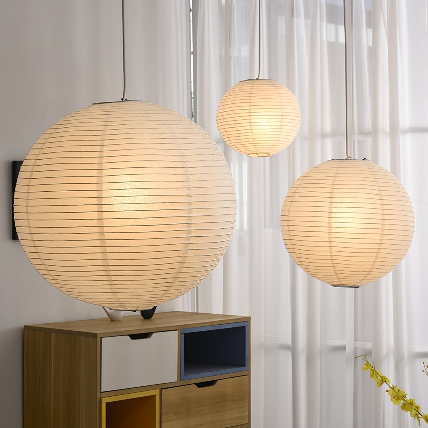 Washi Paper A Pendant Lamp 1001 Pendant light