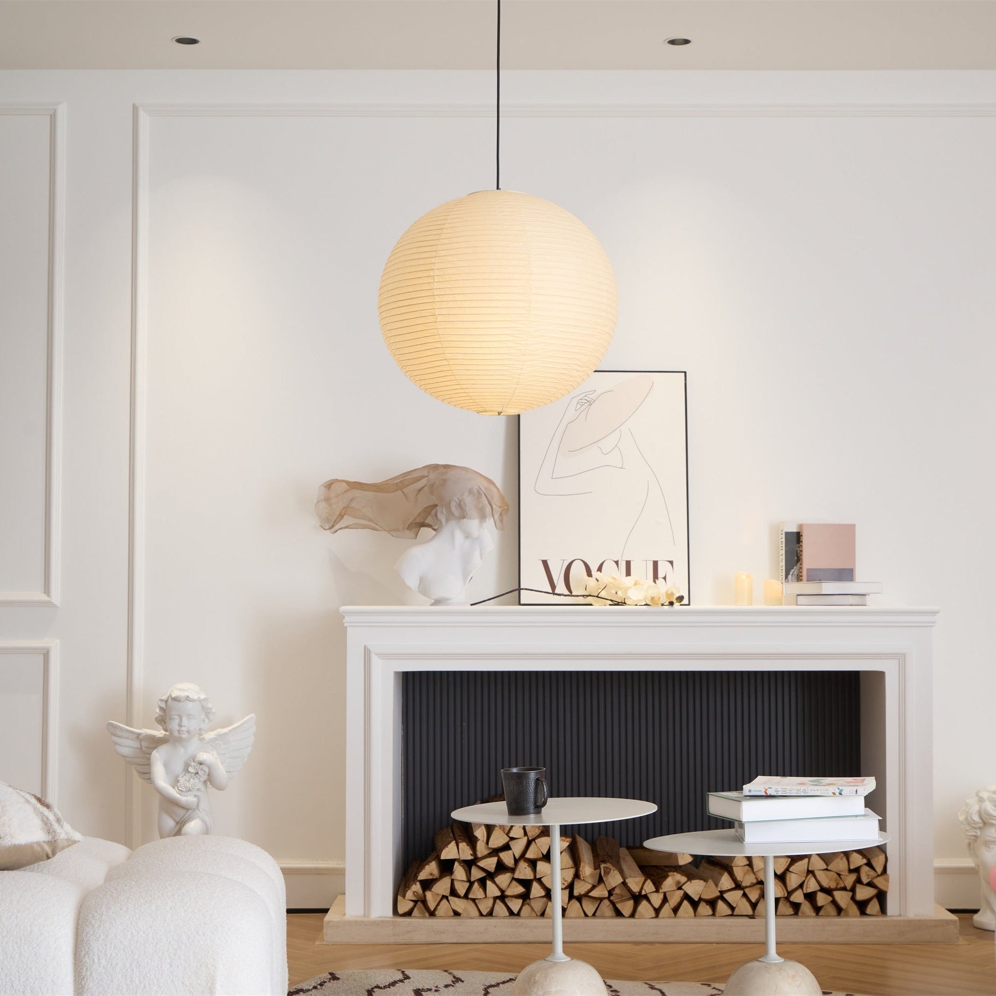 Washi Paper A Pendant Lamp 1001 Pendant light