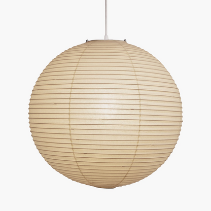Washi Paper A Pendant Lamp ∅ 35.4″ x H 34.6″ / Dia 90cm x H 88cm / White Lampshade & White Cable 1001 Pendant light