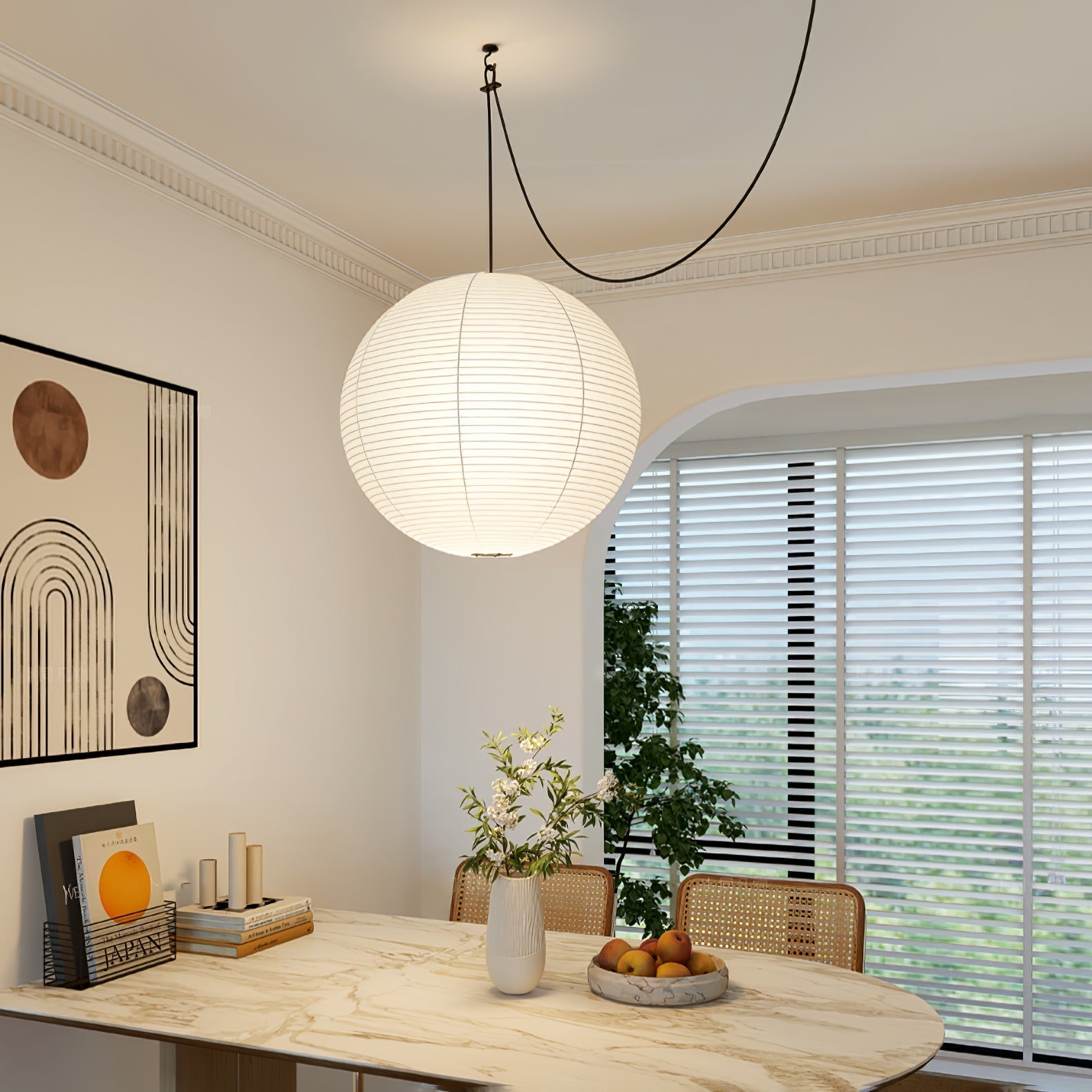 Washi Paper A Pendant Lamp 1001 Pendant light