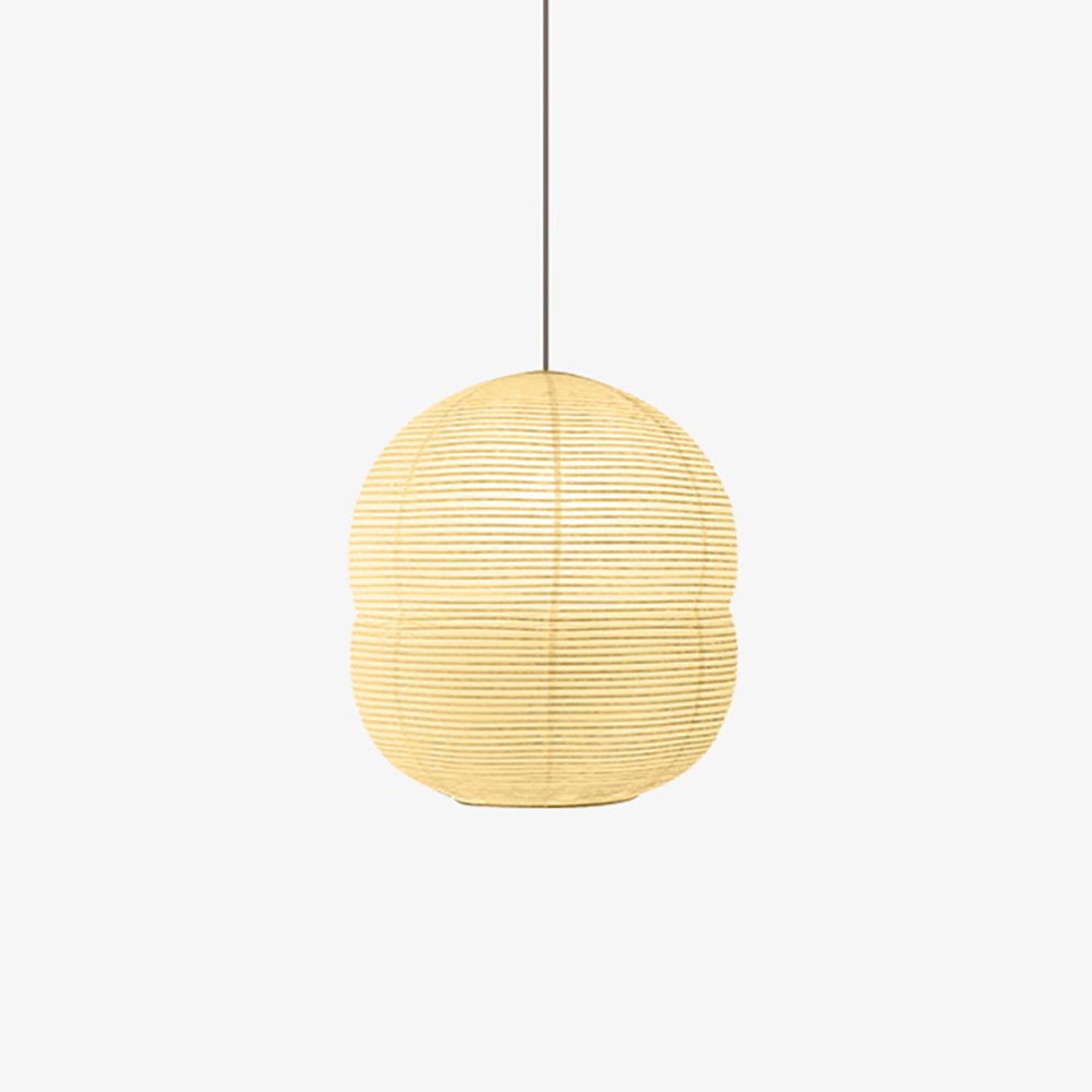 Washi Paper Mini Pendant Light Dia 40cm x H 42cm / ∅ 15.7″ x H 16.5″ / White Pendant light