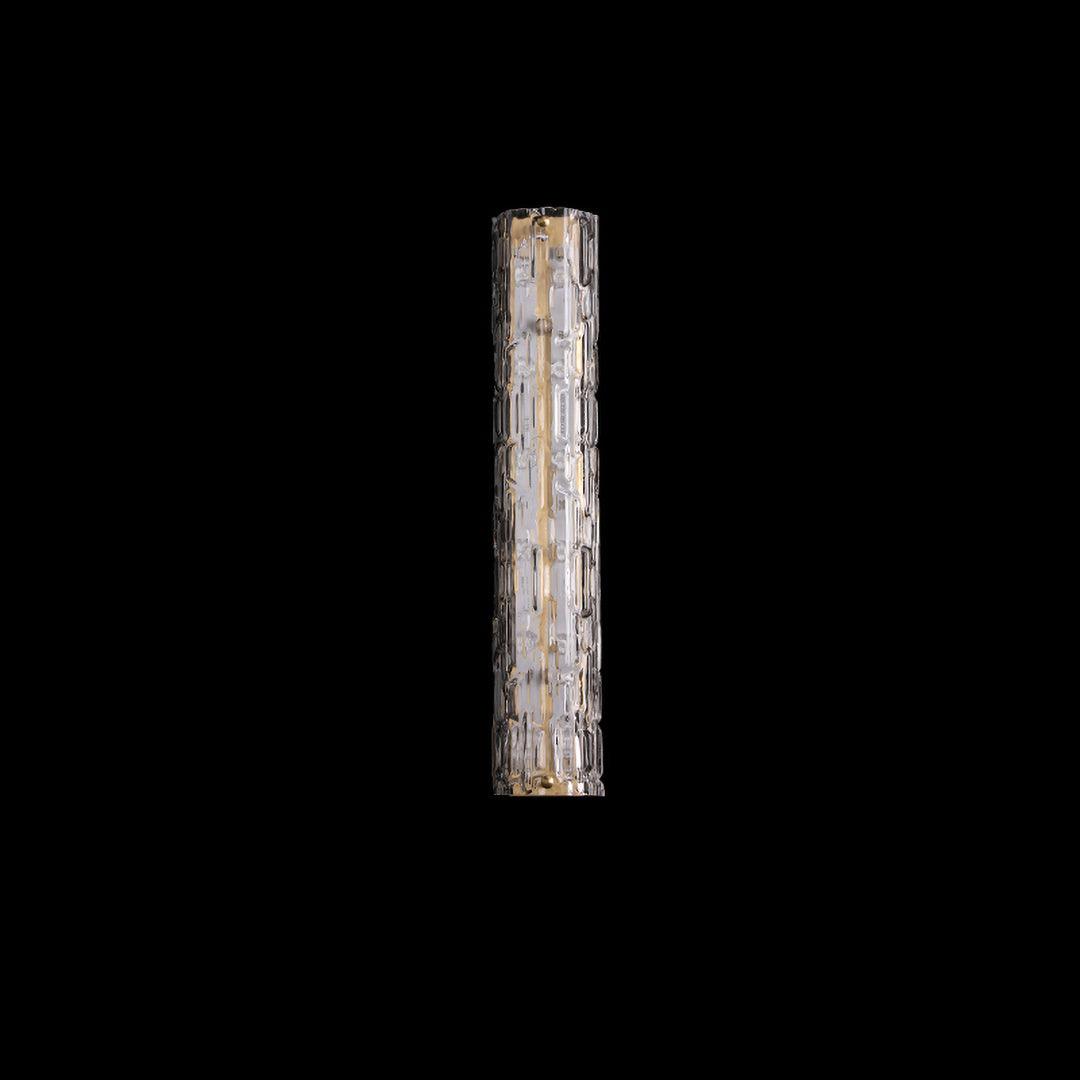 Fine Art Sconce ∅ 3.5″ x H 17.7″ / Dia 9cm x H 45cm / Gold / Warm Light Wall lamp