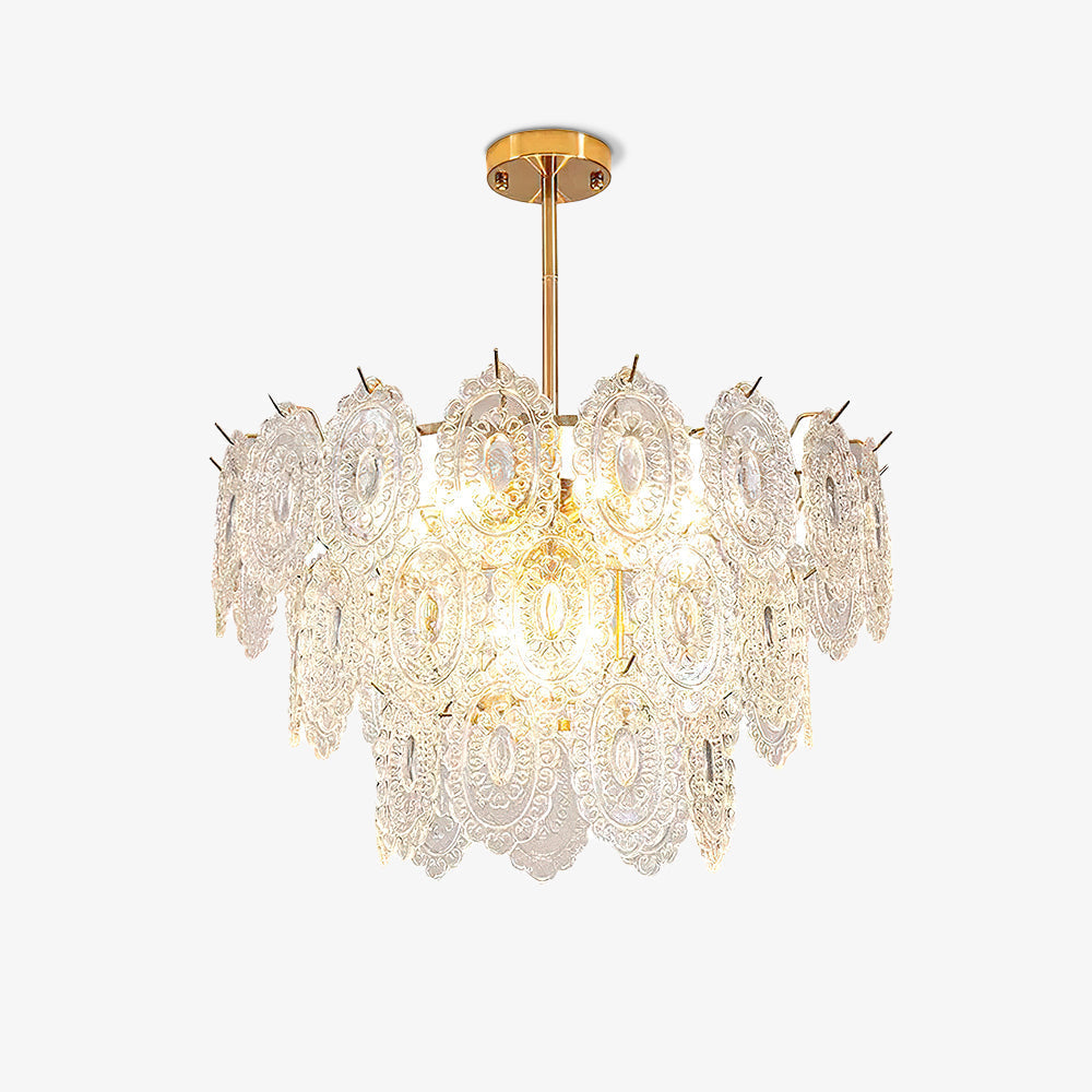 Wave Glass Chandelier