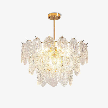 Wave Glass Chandelier