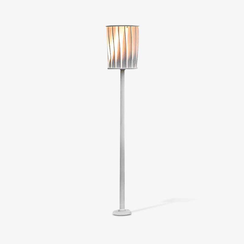 White Column Outdoor Light ∅ 7.9″ x H 59″ / Dia 20cm x H 150cm / White Floor lamp