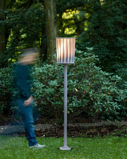 White Column Outdoor Light ∅ 7.9″ x H 59″ / Dia 20cm x H 150cm / White Floor lamp