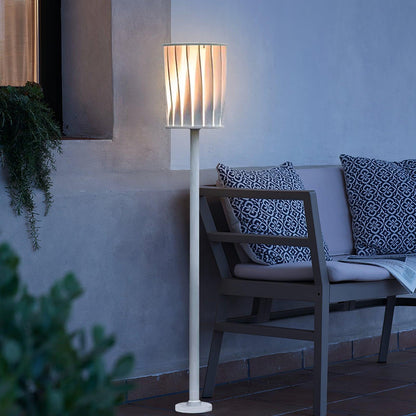 White Column Outdoor Light ∅ 7.9″ x H 59″ / Dia 20cm x H 150cm / White Floor lamp