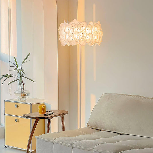 White Hydrangea Floor Lamp Floor lamp