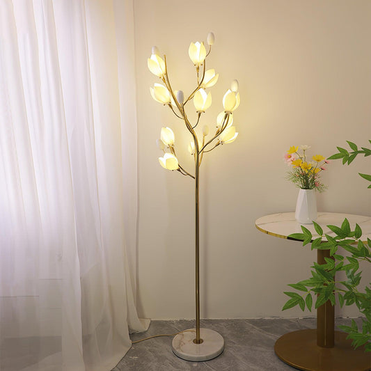 Porcelain Magnolia Floor Lamp Floor lamp