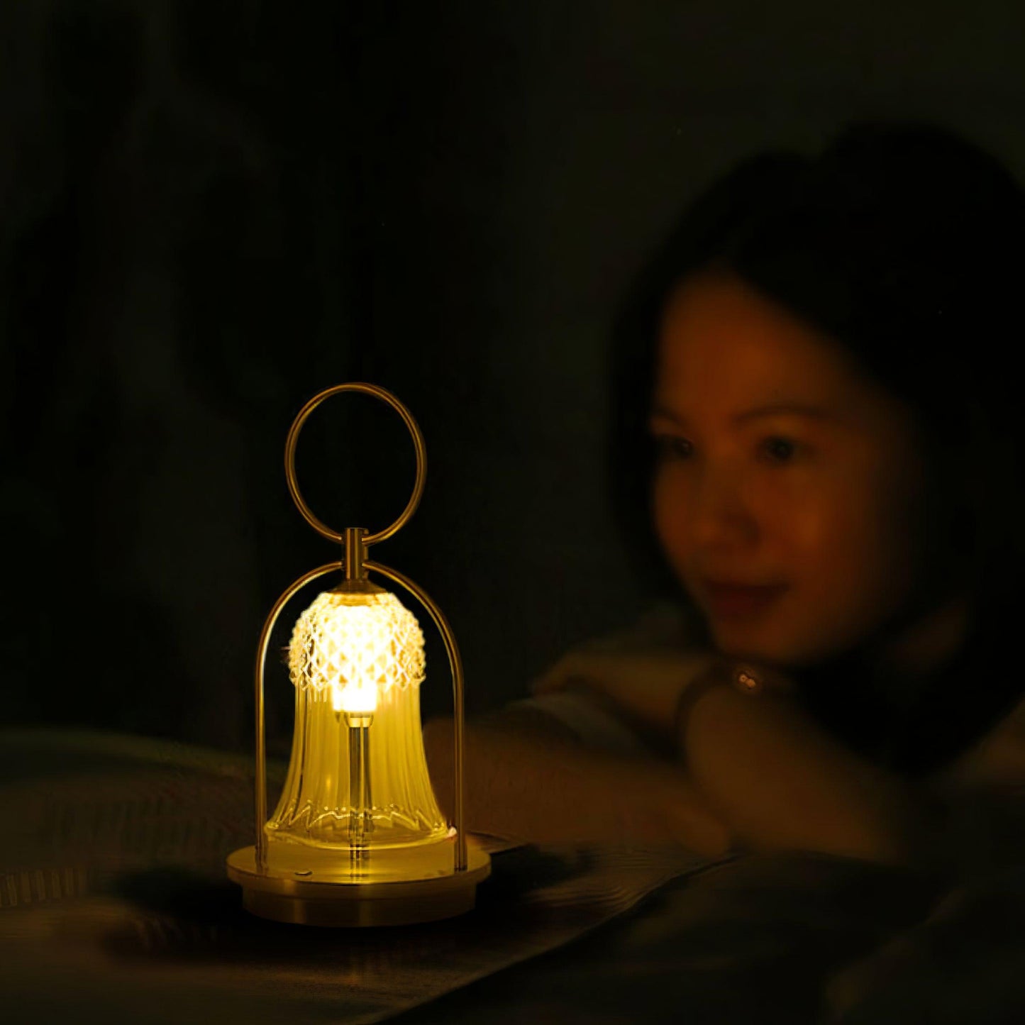 Wind Chime Portable Battery Table Lamp Table lamp
