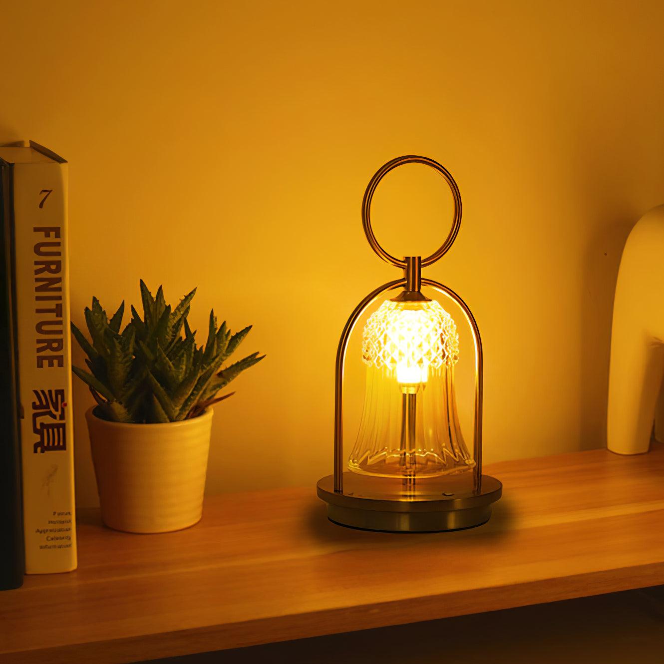 Wind Chime Portable Battery Table Lamp Table lamp