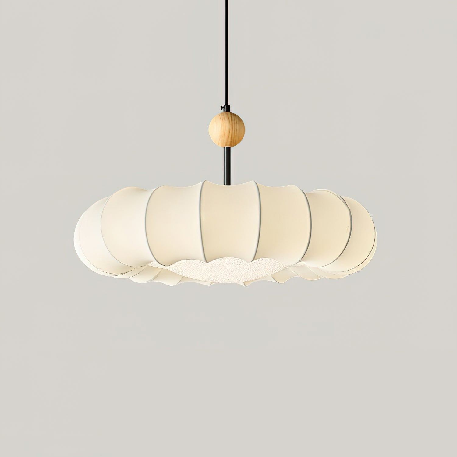 Winnie Veil Pendant Light ∅ 19.7″ x H 11″ / Dia 50cm x H 28cm / Beige Pendant light