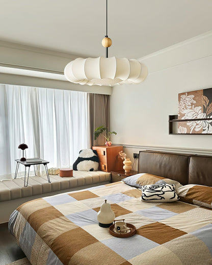 Winnie Veil Pendant Light ∅ 19.7″ x H 11″ / Dia 50cm x H 28cm / Beige Pendant light