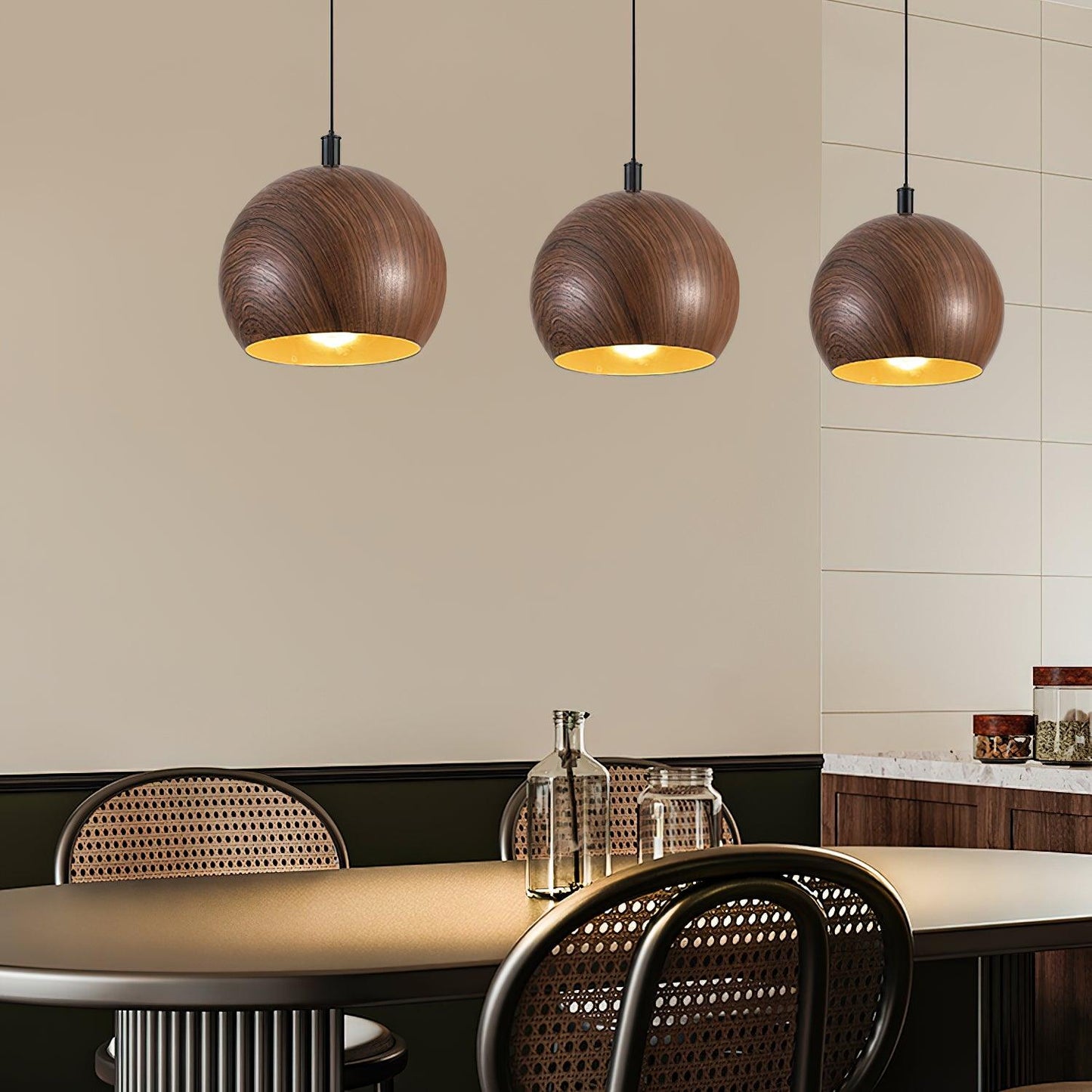 Wood Grain Pendant Lamp Pendant light