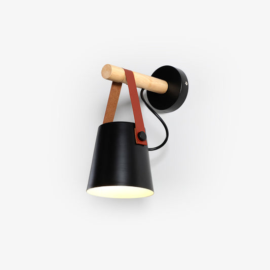 Wooden Conical Wall Light Wall lamp