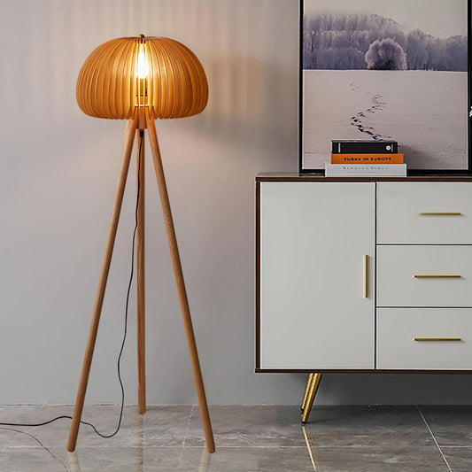 Wooden Pumpkin Floor Lamp Floor lamp
