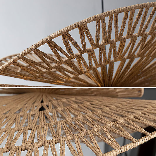 Woven Breeze Pendant Light ∅ 19.7″ x H 7.9″ / Natural hemp color 1001 pendant Lamp