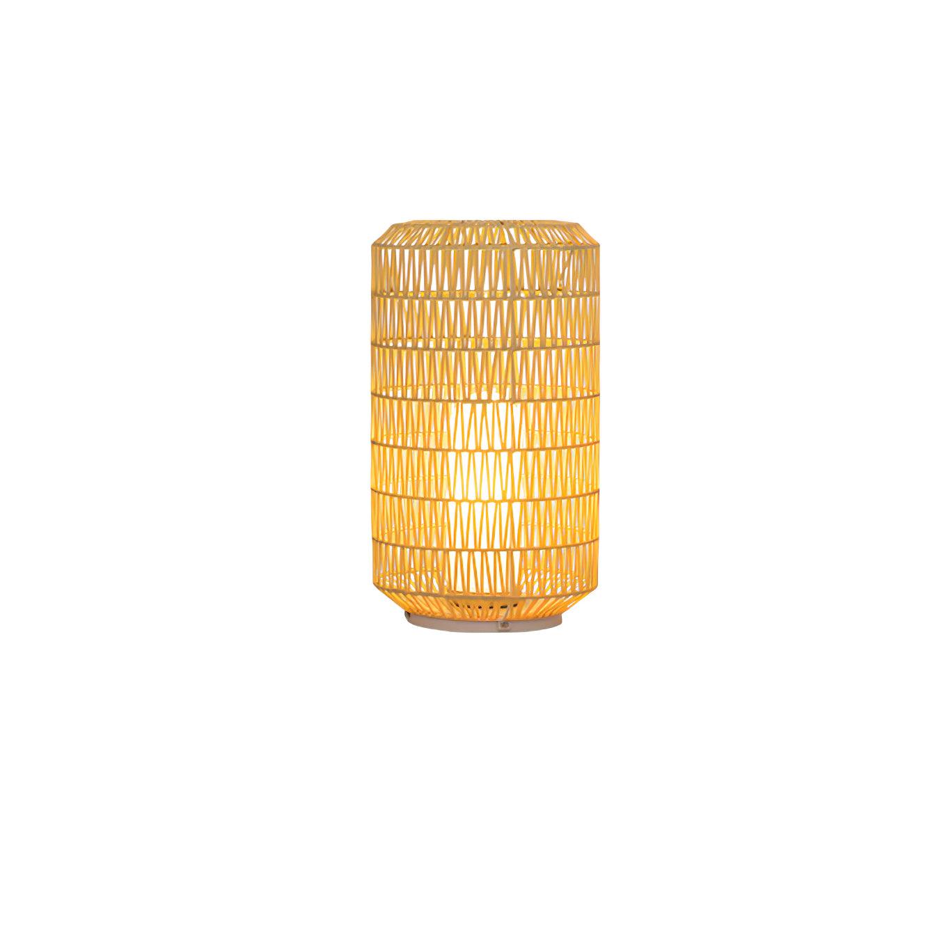 Woven Rattan Outdoor Lamp ∅ 12.2″ x H 20.5″ / Dia 31cm x H 52cm / Warm Light / Model A: Wired Version Outdoor Lighting