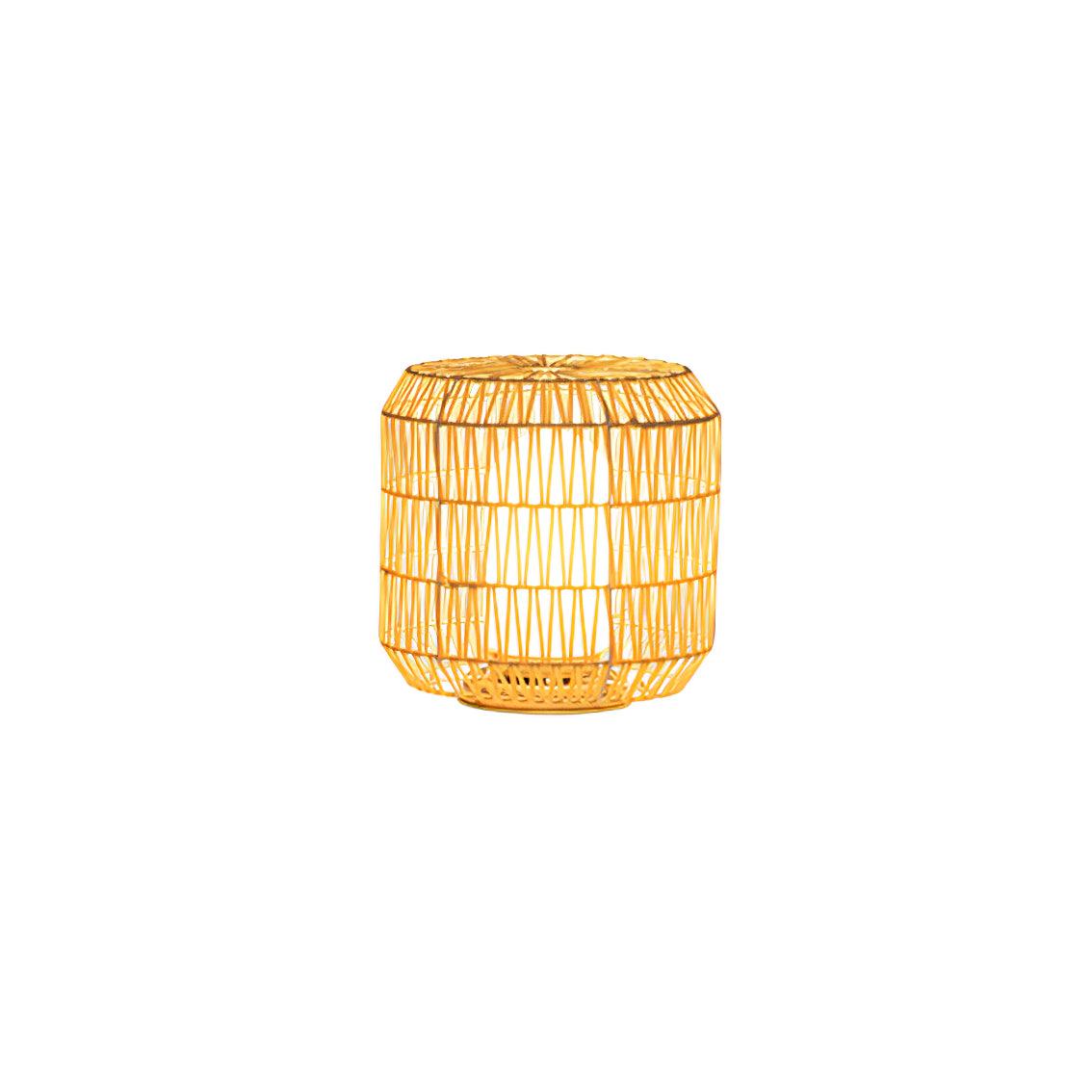 Woven Rattan Outdoor Lamp ∅ 12.2″ x H 11″ / Dia 31cm x H 28cm / Warm Light / Model A: Wired Version Outdoor Lighting