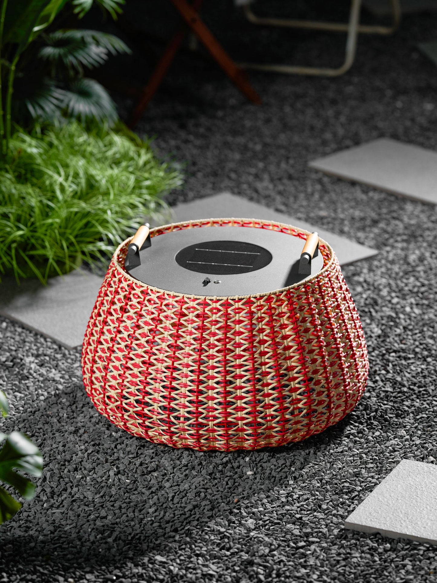 Solara Weave Outdoor Lantern Lamp