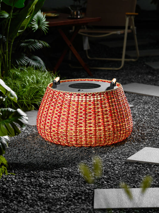 Solara Weave Outdoor Lantern Lamp