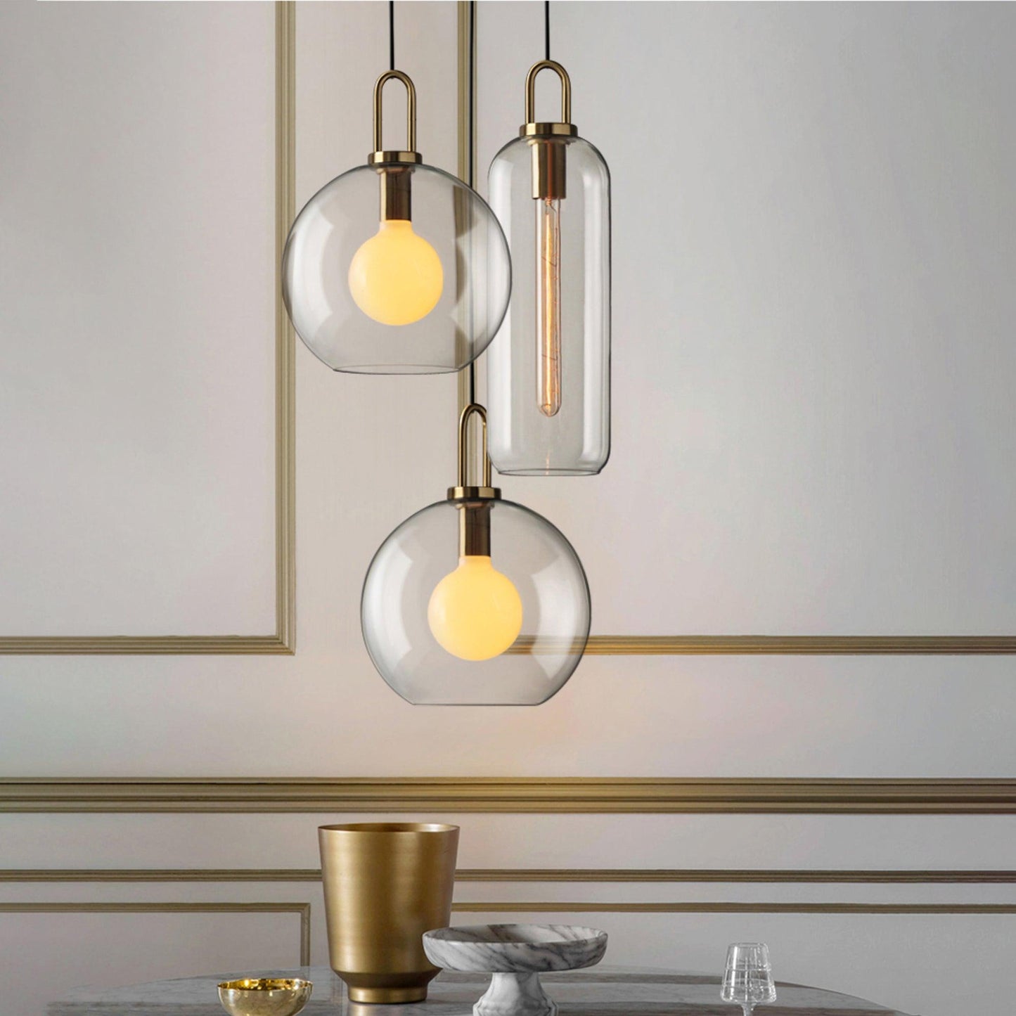 Glass Pendant Light