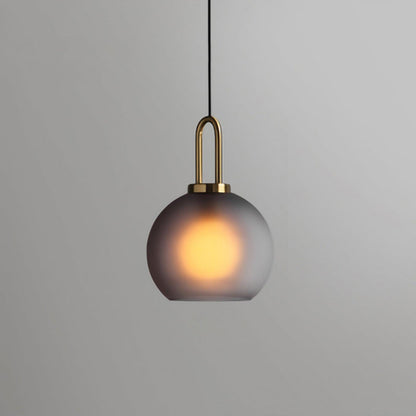 Glass Pendant Swag Light
