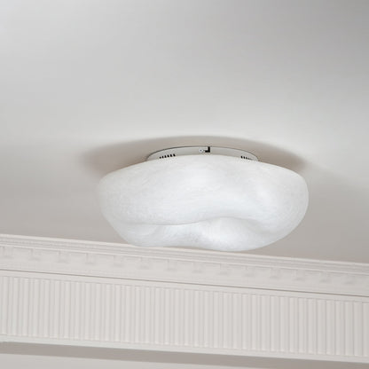 Yunduo Silk Ceiling Lamp ∅ 19.7″ x H 7″ / Dia 50cm x H 18cm (Power ~20W) / White / Warm Light Ceiling lamp