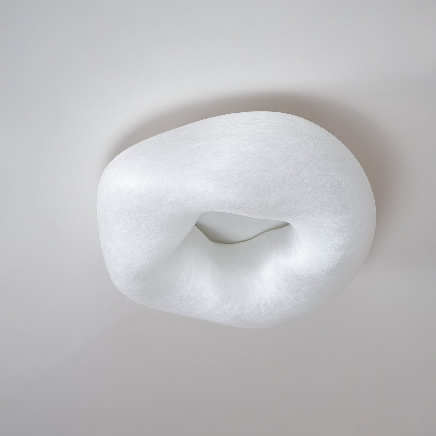 Yunduo Silk Ceiling Lamp ∅ 19.7″ x H 7″ / Dia 50cm x H 18cm (Power ~20W) / White / Warm Light Ceiling lamp