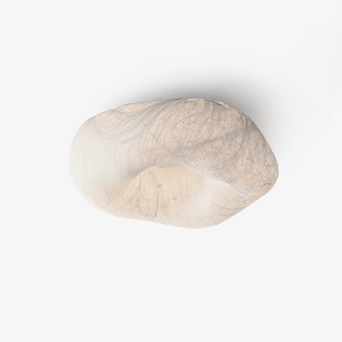 Yunduo Silk Ceiling Lamp ∅ 19.7″ x H 7″ / Dia 50cm x H 18cm (Power ~20W) / White / Warm Light Ceiling lamp
