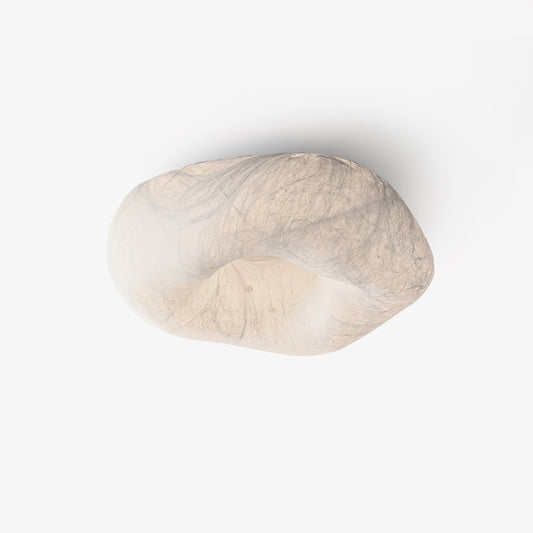 Yunduo Silk Ceiling Lamp ∅ 19.7″ x H 7″ / Dia 50cm x H 18cm (Power ~20W) / White / Warm Light Ceiling lamp