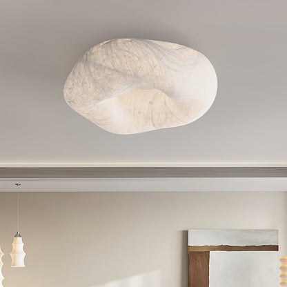 Yunduo Silk Ceiling Lamp ∅ 19.7″ x H 7″ / Dia 50cm x H 18cm (Power ~20W) / White / Warm Light Ceiling lamp