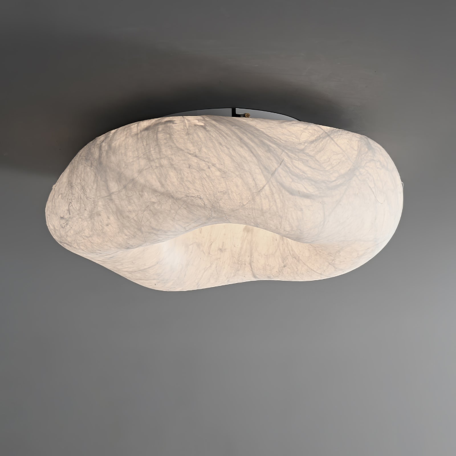 Yunduo Silk Ceiling Lamp ∅ 19.7″ x H 7″ / Dia 50cm x H 18cm (Power ~20W) / White / Warm Light Ceiling lamp