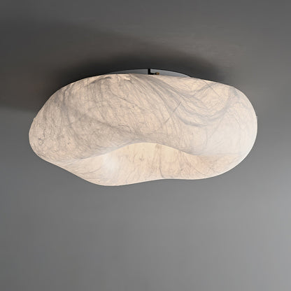 Yunduo Silk Ceiling Lamp ∅ 19.7″ x H 7″ / Dia 50cm x H 18cm (Power ~20W) / White / Warm Light Ceiling lamp
