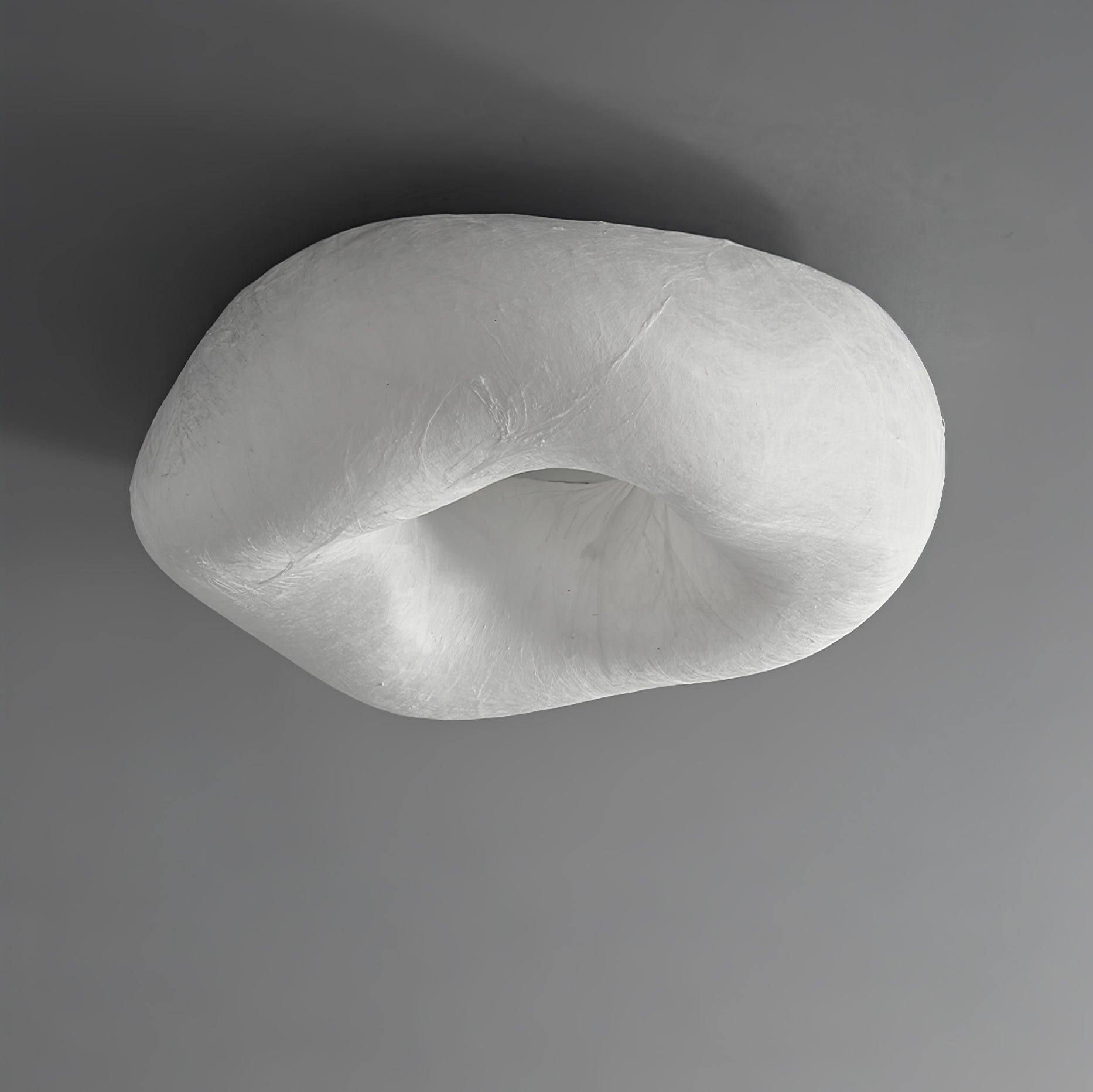 Yunduo Silk Ceiling Lamp ∅ 19.7″ x H 7″ / Dia 50cm x H 18cm (Power ~20W) / White / Warm Light Ceiling lamp