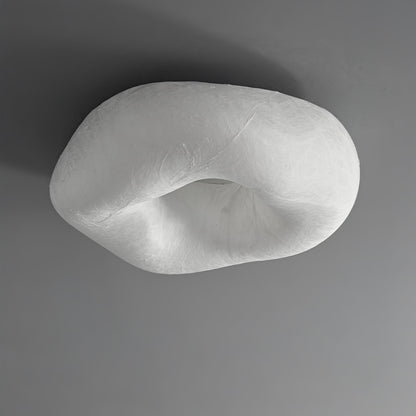 Yunduo Silk Ceiling Lamp ∅ 19.7″ x H 7″ / Dia 50cm x H 18cm (Power ~20W) / White / Warm Light Ceiling lamp