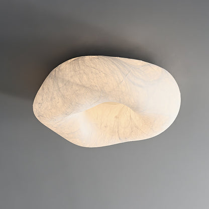 Yunduo Silk Ceiling Lamp ∅ 19.7″ x H 7″ / Dia 50cm x H 18cm (Power ~20W) / White / Warm Light Ceiling lamp