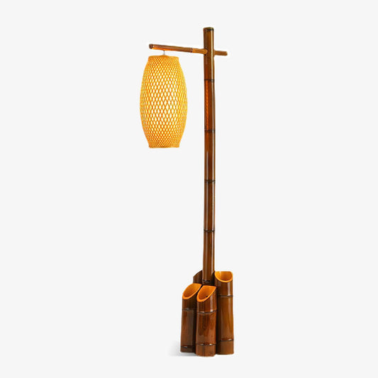 Zen Bamboo Tube Floor Lamp Floor lamp