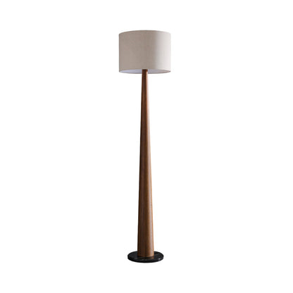 Zhanming Floor Lamp ∅ 19.7″ x H 84.6″ / Walnut Color / US Plug Floor lamp