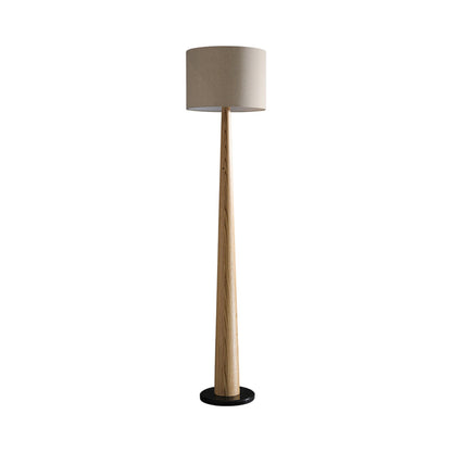 Zhanming Floor Lamp ∅ 19.7″ x H 84.6″ / Wood Color / US Plug Floor lamp