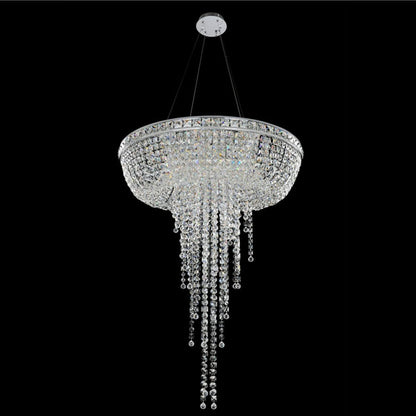 Allegri Cascata 3 Light 32" Wide Crystal Chandelier