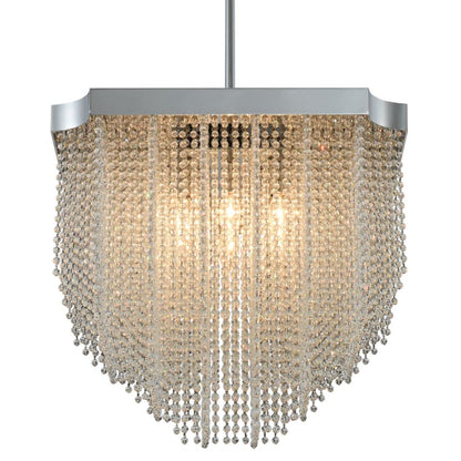 Allegri Tenda 28" Wide Pendant with Firenze Crystal