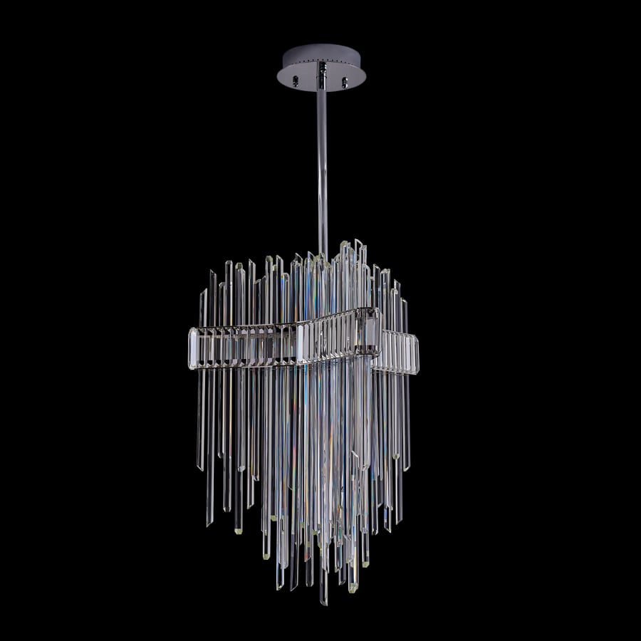 Allegri Piovere 28" Wide Crystal Pendant